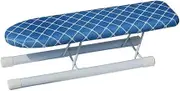 Pro Ironing Board Mini Folding Ironing Board, 35 * 10cm Desktop Long Hot Sleeve Board for Sewing Craft Room Household Dorm Adjustable Ironing Board