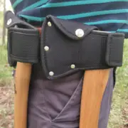 Axe Blade Cover Sheath Head Holster Double Hatchet Protector Snap Protetive Case