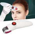LED 540 Pins Microneedling Roller Vibration Painless Hair Growth Beard Skin IDS