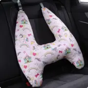 Cute Animal Pattern Kid Neck Head Support, U-Shape Children Pillow Unicorn