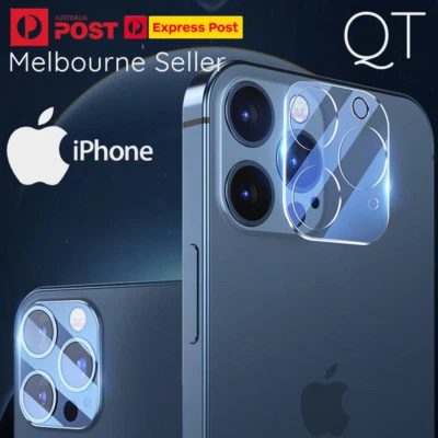 For Apple iPhone 15 14 13 Pro, Max Camera Lens Protector 10D Tempered Glass FULL