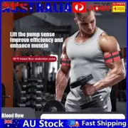 BFR Occlusion Bands Bodybuilding BFR Training Belts for Men Women (Red) AU