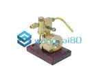 1PCS NEW mini single cylinder swing steam engine (00898) model