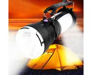 High Bright Pocket Torch LED Flashlight for Outdoor Camping Emergency (Black)