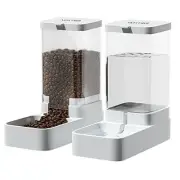 Gravity Pet Feeder and Water Dispenser Set, Automatic Dog Feeder and Dog Water