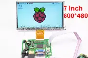 7 inch 800*480 LCD Display Driver Board HDMI VGA 2AV for Raspberry Pi 2B/3B/3B+