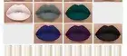 (6) QiBest Silky Long Lasting Lip Gloss Matte Lip Stain Goth Costume Halloween