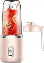 Travel Blender | 14oz Fruit Mixer | Mini Juice and Blender, Portable Travel Juicer with 6 Blades, Baby Food Blender for Home, Kitchen, Travel