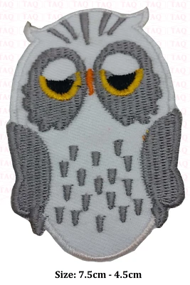 Cute Owl embroidered Iron On Patch Kids Badge Motif Applique badge cartoon