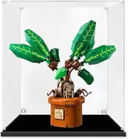 Acrylic Display Case for LEGO 76433 Harry Potter Mandrake Figure Storage Box Dust Proof Glue Free