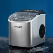 GGP 12Kg Ice Maker Machine W/Self Cleaning Silver