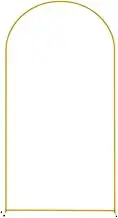 Amagogo Metal Arch Backdrop Stand, Balloon Arch Stand, Wedding Arch, Arched Backdrop Frame for Baby Shower, Height 180cm
