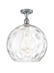 Innovations Lighting 516-1C-17-14 Athens Semi-Flush Athens Deco - Polished