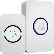 Smart Door Bells - Remote Control Doorbell, Wireless Door Chime, Adjustable Volume Doorbell | Battery Powered Doorbell Design, Multipurpose Energy Efficient Doorbell for Home, Seniors, Classroom Needs