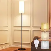 173cm LED Floor Lamp for Living Room, Modern Floor Lamp with 3 Color Temperature, Foot Switch, Floor Column Room Lamp for Bedroom Office Kid Bedroom