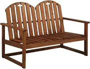 Generic Garden Bench 110 cm Solid Acacia Wood,Furniture,Outdoor Furniture,Outdoor Seating,Outdoor Benches