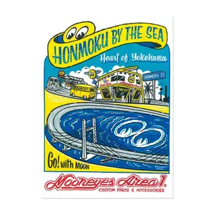 MOONEYES 本牧 防水貼紙 Honmoku by the Sea Sticker [DM241]