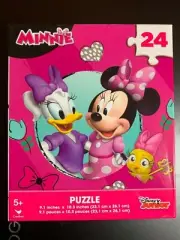 DISNEY MINNIE & DAISY PUZZLE 24 PIECES NEW PUZZLE SIZE 9.1" X 10.3"