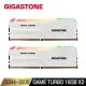 【GIGASTONE 立達國際】GAME TURBO DDR4 3200 32GB RGB 電競超頻 桌上型記憶體-白(PC專用/16GBx2)