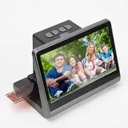 MegLob Digital Film Scanner, 48MP Film and Slide Scanner, HD Screen Film Slide Scanner, Slide & Negative Scanner Built-in 16GB Memory, Converts 135 Film 126KPK Film 110 Film Super 8Mm Film