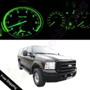 Green LED Package Set Instrument Cluster Light Bulbs Fits 2003-05 Ford Excursion (for: Ford)