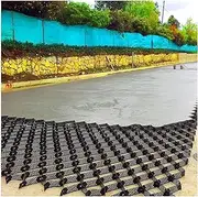 Garden Backyard Path Gravel Ground Grid, 2inch Tall Grid, Driveway Grid for Garden Landscape, Walkway, Parking Slope(4x5m/13x16ft)
