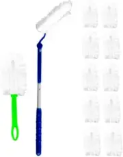 Disposable Duster Electrostatic Duster Kit with Extender Handle (1 Long Handle