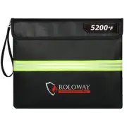 Fireproof Document Bag (14 x 11 inch) with 5200℉ Upgraded Aluminum Foil Layer...