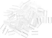 WOONEKY 100pcs Hot Melt Adhesive Hair Extensions Hot Fusion Adhesive Beads Hair Extension Adhesive Pellets Keratin Beads for Hot Fusion Hot Melt Keratin Pellets Transparent Glue