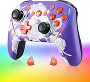 NBCP Wireless Switch Controller for Nintendo Switch/Lite/OLED Controller, Switch Controller with Mouse Touch on Back Buttons, Extra Switch Pro Controller with Wake, Programmable, Turbo Function