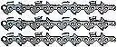 3 Pack Oregon 20BPX081G ControlCut™ Saw Chain 20"