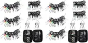 Binxind 164PC Terminal Extractor Removal Tool Kit Depinning Key Tool Set for Car Household Devices, Wire Connector Tool with Bag