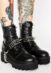 [Lamoda] Deviant Spiked Combat Boots