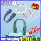 USB Leafless Neck Fan Cooler Rechargeable Dual Effect Cooling Neckband Fan BC