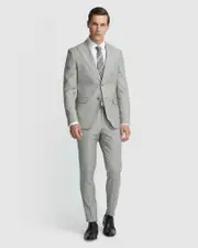 Byron Wool Suit Jacket With Peak Lapel