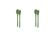 4pc Tovolo Flex-Core All Silicone Nylon Mini Spatula Spoonula Utensil Pesto