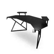 MIUZ Gaming Desk Large Size Computer Gaming Office Desk Carbon Fiber Table