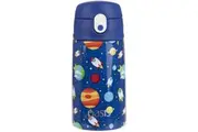 Oasis Double Wall Insulated Kids 400ml Drink Bottle Stainless Steel -Outer Space