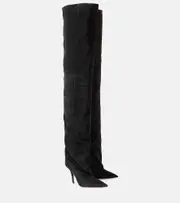 [Paris Texas] Paris Texas Ines 105 suede over-the-knee boots AU 5 black