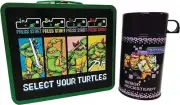 Teenage Mutant Ninja Turtles Arcade Metal Lunchbox With Thermos Limited Edition