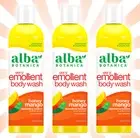 3 Alba Botanica Very Emollient Body Wash Honey Mango 12 OZ