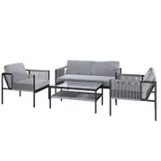 Brujas 4 Seater Wicker Outdoor Sofa Set