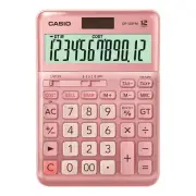 Casio general calculator DF-120FM, pink, 1EA