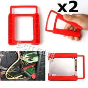 2pcs/lot 2.5" to 3.5" SSD HDD Tray Bracket Hard Drive Caddy Adapter Mounting Bay