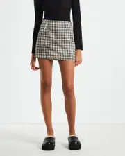 Kerby Check Mini Skirt in Assorted