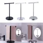 Towel Holder Stand Towel Shape Movable -standing Brushed Jewelry Stainless Towel