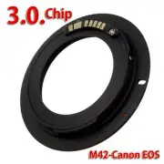 AF Confirm M42 Lens to Canon EOS EF adapter For 7D 350D 500D 1000D 1100D