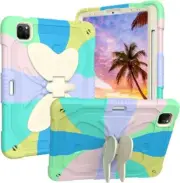 iPad Air 5 Air 4 Generation Case 10.9 inch with Kickstand Butterfly Wings, iPad