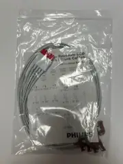 Philips M1976A CBL 5 LEADSET GRABBER CHEST AAMI CU