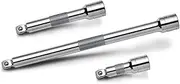Powerbuilt 640856 1/2-Inch Drive Wobble Extension Set, 3-Piece